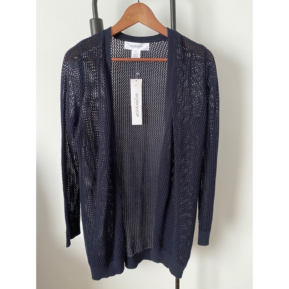 WORKSHOP women’s navy cardigan